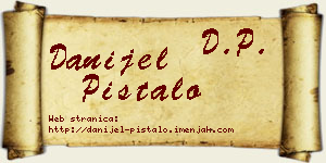 Danijel Pištalo vizit kartica